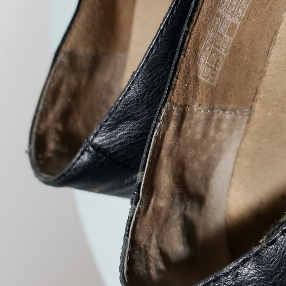 Orthaheel Myla Mary Jane Shoes Women's Size 9.5 Black Leather Hook & Loop Flats - Picture 10 of 11